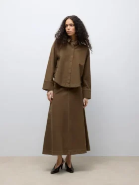 Jupe longue taille haute Awtala
