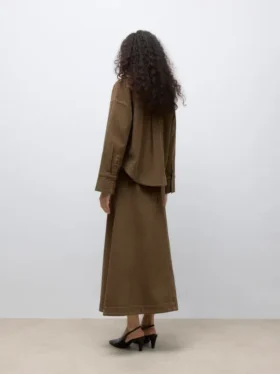 Jupe longue taille haute Awtala