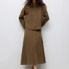 Jupe longue taille haute Awtala