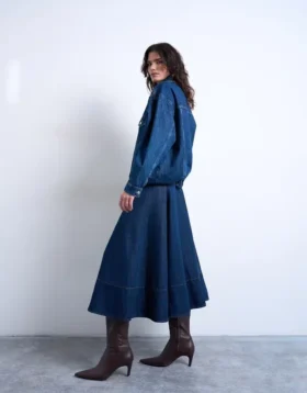 Jupe longue taille haute Tsleah