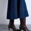Jupe longue taille haute Tsleah