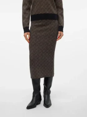 Jupe longue taille haute Vmaria