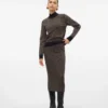 Jupe longue taille haute Vmaria