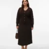 Jupe longue taille haute Vmcalva
