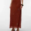 Jupe longue taille haute Vmcara