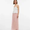 Jupe longue taille haute Vmcaralia
