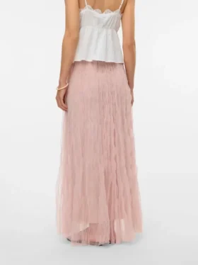 Jupe longue taille haute Vmcaralia