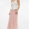 Jupe longue taille haute Vmcaralia