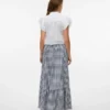 Jupe longue taille haute Vmcheck