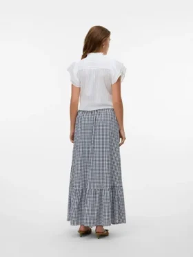Jupe longue taille haute Vmcheck