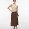 Jupe longue taille haute Vmcilla