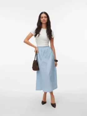 Jupe longue taille haute Vmcilla