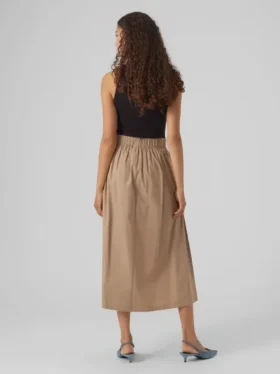 Jupe longue taille haute Vmcilla