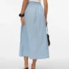 Jupe longue taille haute Vmcilla