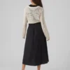 Jupe longue taille haute Vmcilla