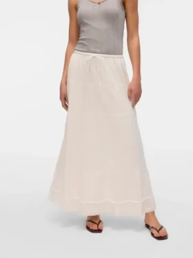 Jupe longue taille haute Vmclementine