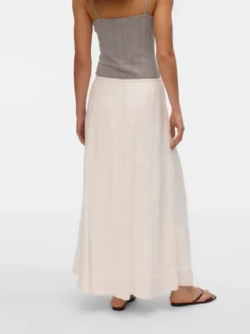 Jupe longue taille haute Vmclementine