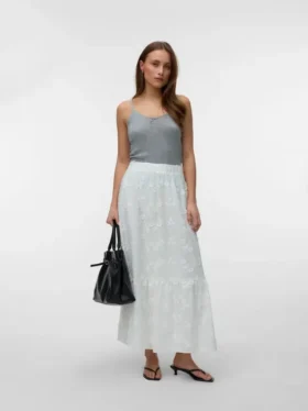 Jupe longue taille haute Vmelisa