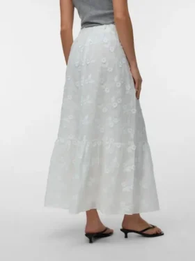 Jupe longue taille haute Vmelisa