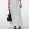 Jupe longue taille haute Vmelisa