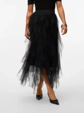 Jupe longue taille haute Vmeve