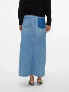 Jupe longue taille haute Vmhart