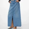 Jupe longue taille haute Vmhart