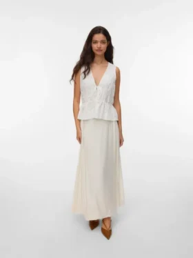 Jupe longue taille haute Vmjosie