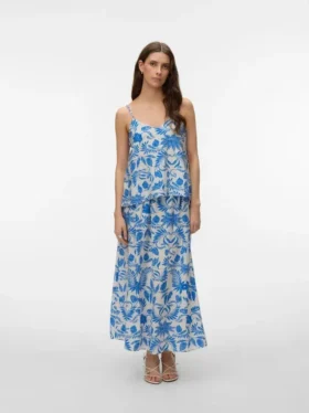 Jupe longue taille haute Vmjosie