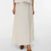 Jupe longue taille haute Vmjosie