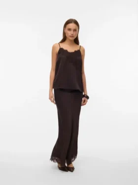 Jupe longue taille haute Vmjulia