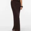 Jupe longue taille haute Vmjulia