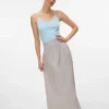 Jupe longue taille haute Vmlinn