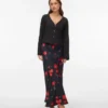Jupe longue taille haute Vmlivia