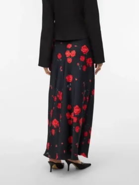 Jupe longue taille haute Vmlivia