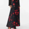 Jupe longue taille haute Vmlivia