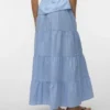 Jupe longue taille haute Vmlotus
