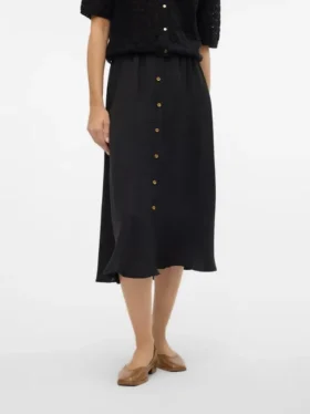Jupe longue taille haute Vmmelaney