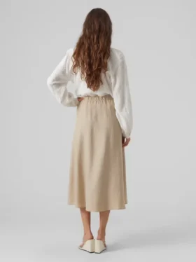 Jupe longue taille haute Vmmelaney