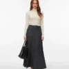 Jupe longue taille haute Vmneomi