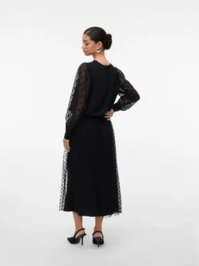 Jupe longue taille haute Vmnetha