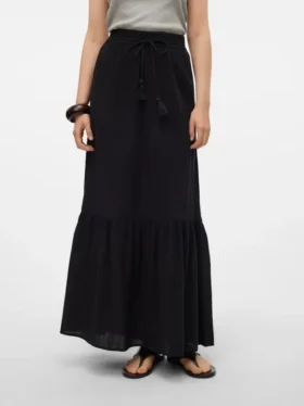 Jupe longue taille haute Vmpretty