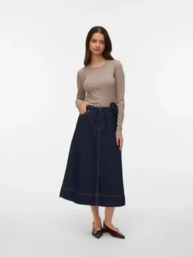 Jupe longue taille haute Vmruth