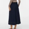 Jupe longue taille haute Vmruth