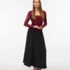 Jupe longue taille haute Vmsally