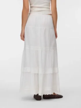 Jupe longue taille haute Vmsandy