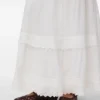 Jupe longue taille haute Vmsandy