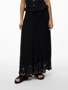 Jupe longue taille haute Vmsina