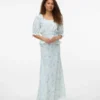 Jupe longue taille haute Vmsomya