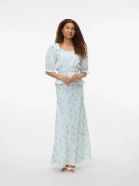 Jupe longue taille haute Vmsomya